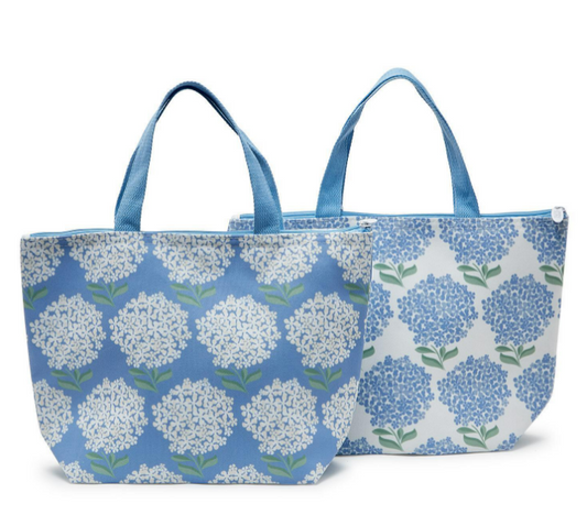 Two's Company- Hydrangea Lunch Tote