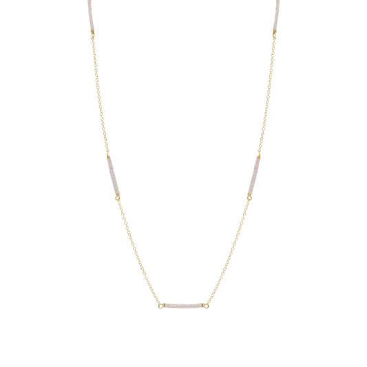 enewton - 15" Choker Simplicity Chain Gold - Hope Bliss - Silky White - Findlay Rowe Designs