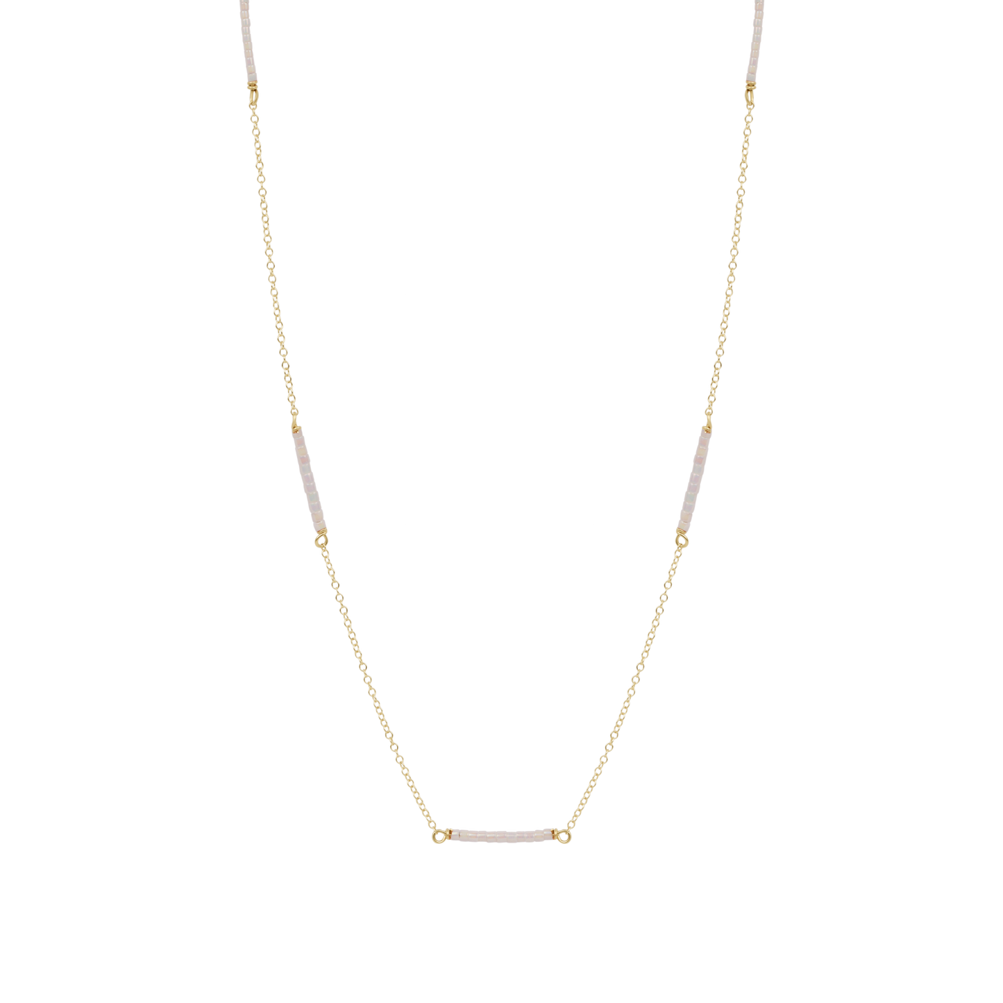 enewton - 15" Choker Simplicity Chain Gold - Hope Bliss - Silky White - Findlay Rowe Designs