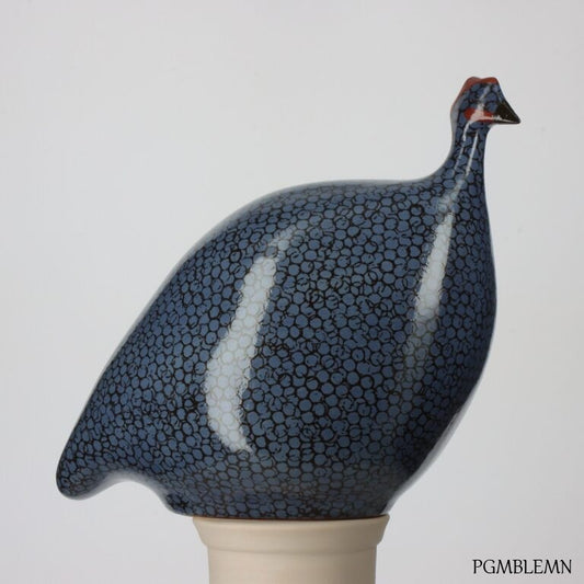 Guinea Fowl - Large - Electric Blue Speckled Black - Findlay Rowe Designs