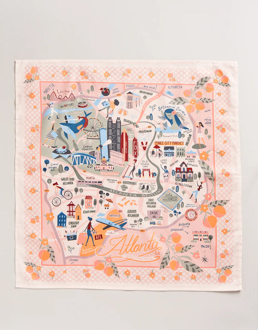 Spartina - Greetings from Atlanta Dish Towel