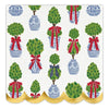 Napkin Holder with Napkins - Holiday Topiaries - Findlay Rowe Designs