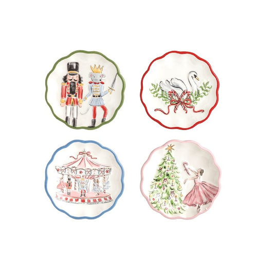Mudpie - Tidbit Plates - Nutcracker Ballet - Findlay Rowe Designs