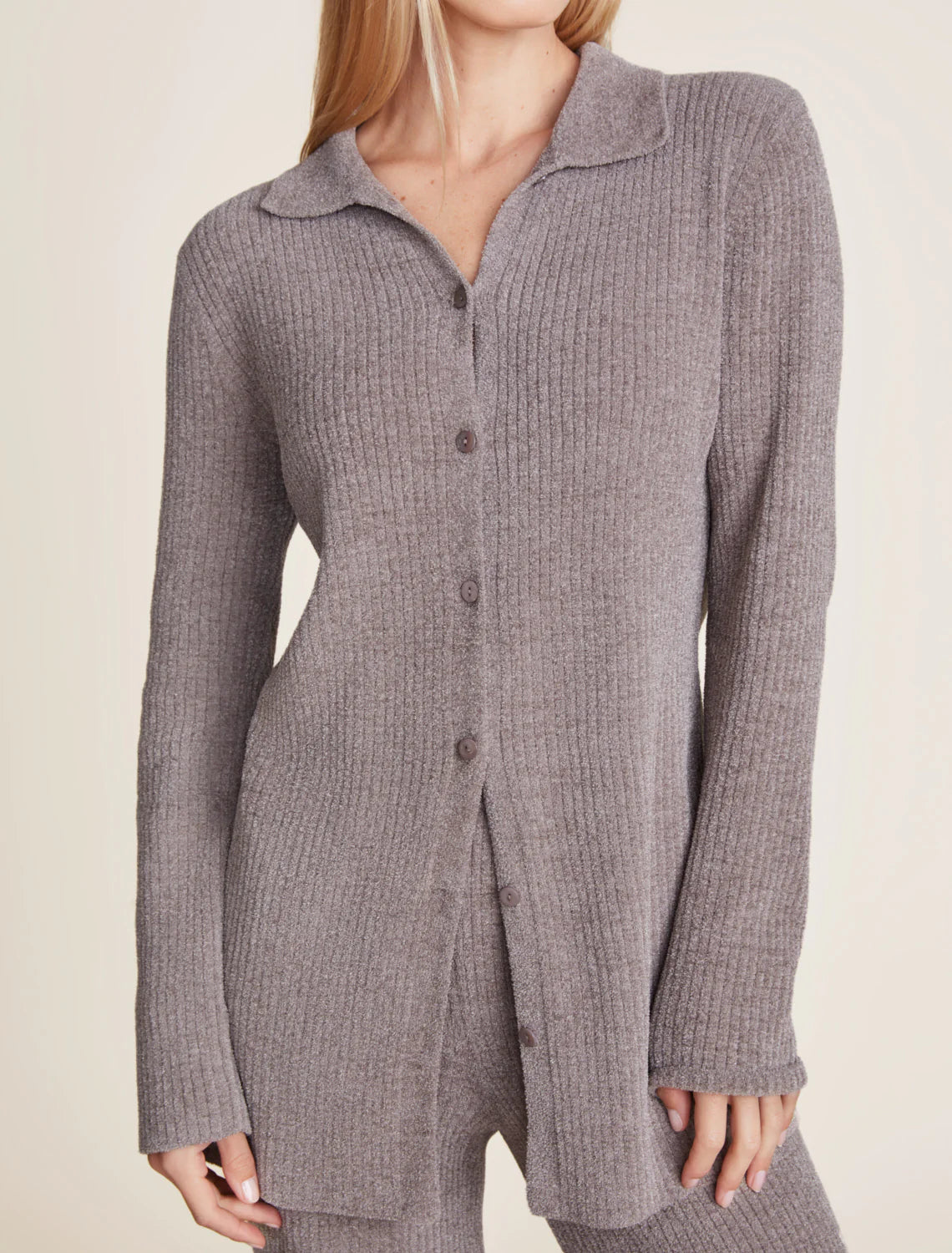 Barefoot Dreams- CozyChic Ultra Lite® Ribbed Button Down Cardigan