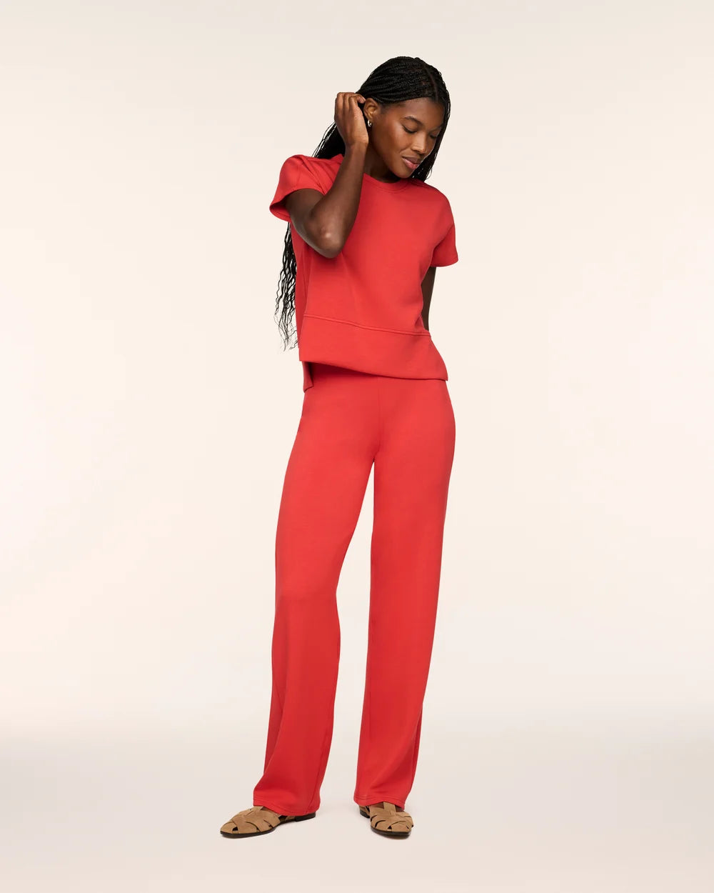 SPANX - AirEssentials Straight Leg Pant - Lip Stain
