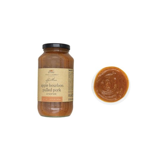 Finch and Fennel - Effortless Apple Bourbon Pulled Pork Starter - 1lb 8 oz. - Findlay Rowe Designs