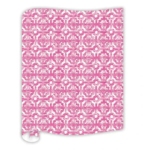 Rosanne BECK- Pink Chippendale Table Runner