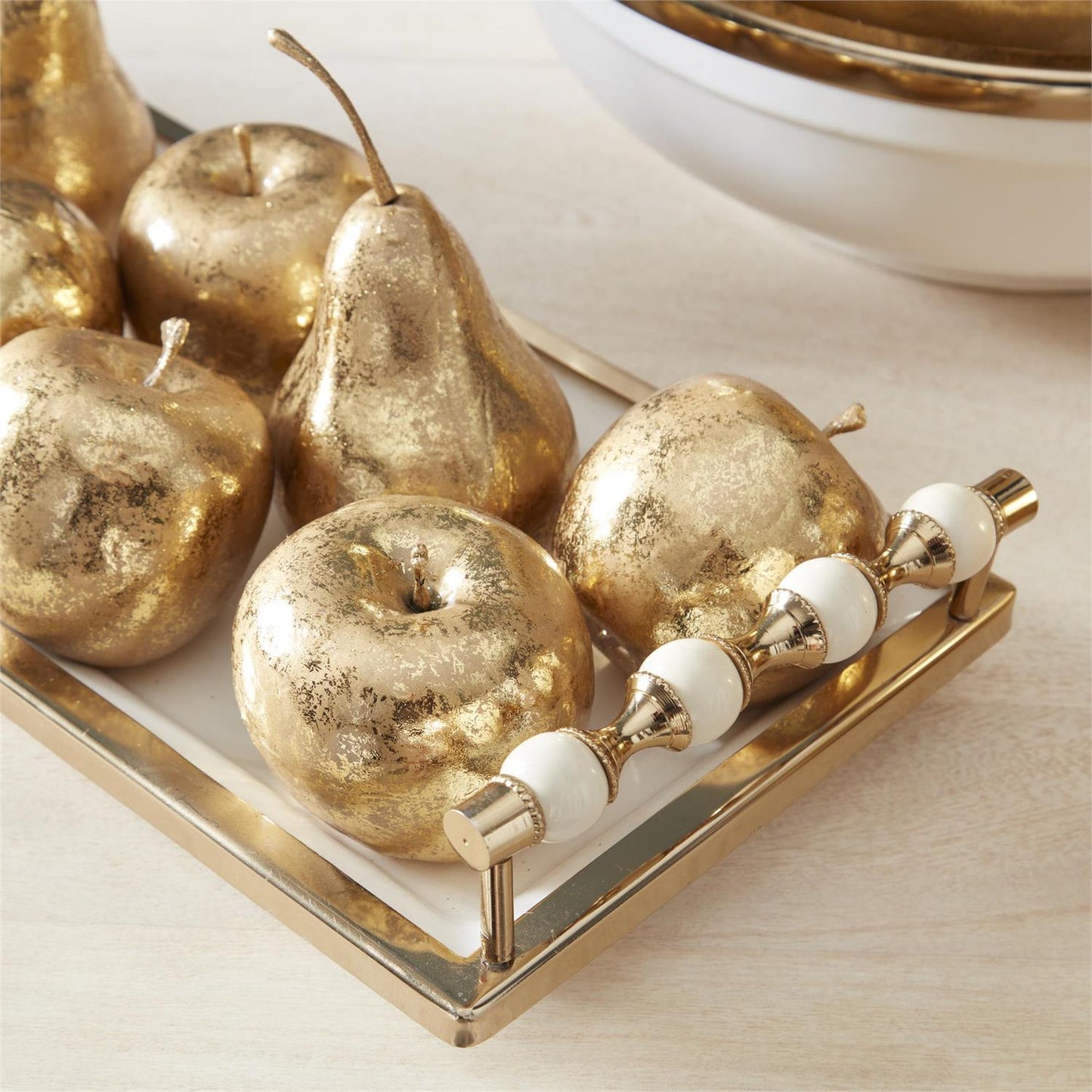 Figurine - Gold Pear - 4in
