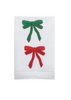 Mud Pie - Christmas Embroidered Towel - Bows