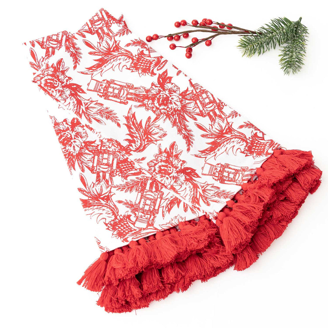 Towel - Nutcracker Toile  Set of 2