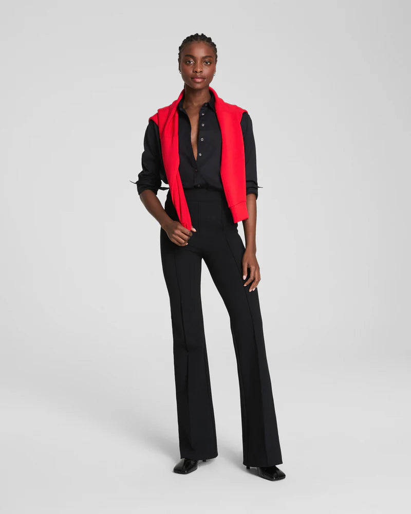 Spanx - Pant - SpanxSupersmooth PerfectFit Ponte Flare - Classic Black - Petite - Findlay Rowe Designs