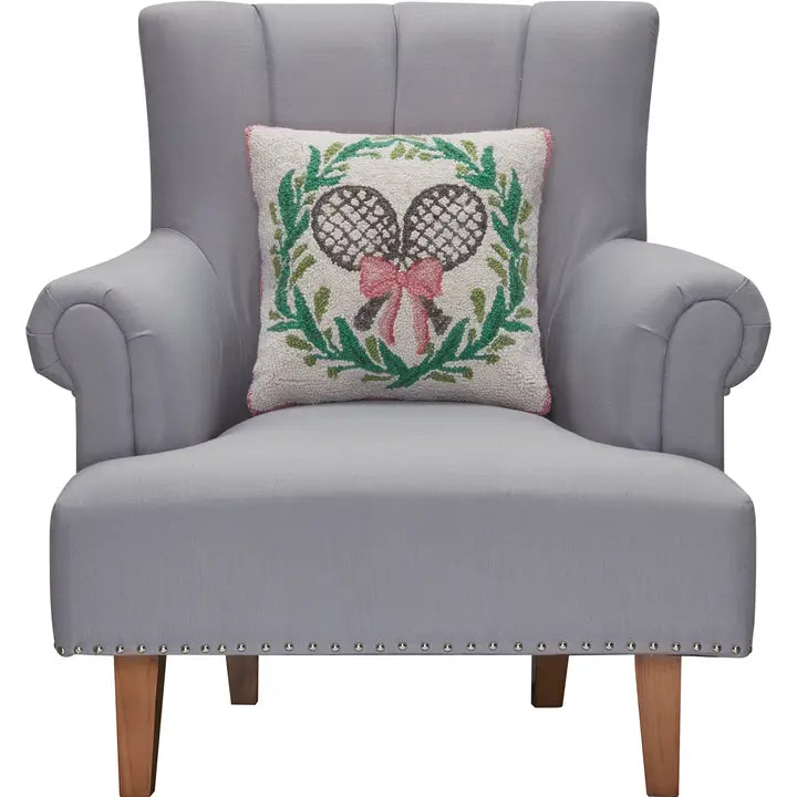 Pillow - Square - Tennis with Wreath