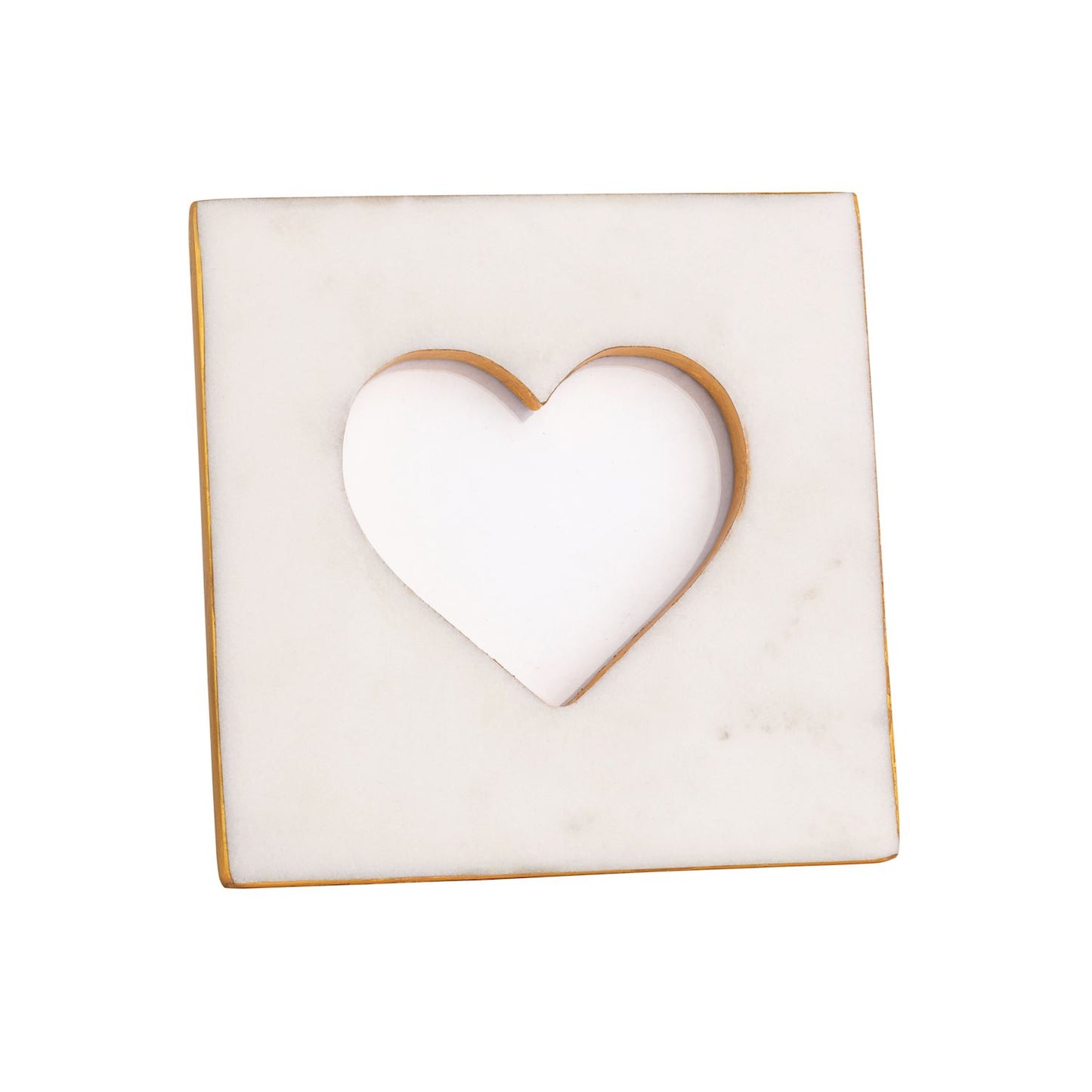 Mud Pie - Frame - 3x3 - Marble Heart - Findlay Rowe Designs