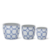 Ceramic Pots - Blue & White - Findlay Rowe Designs