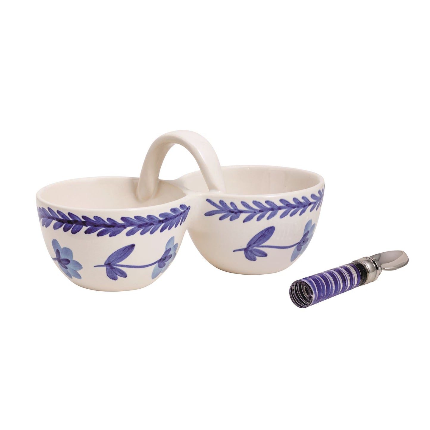 Mud Pie - Double Tidbit Set - Blue Floral - Findlay Rowe Designs