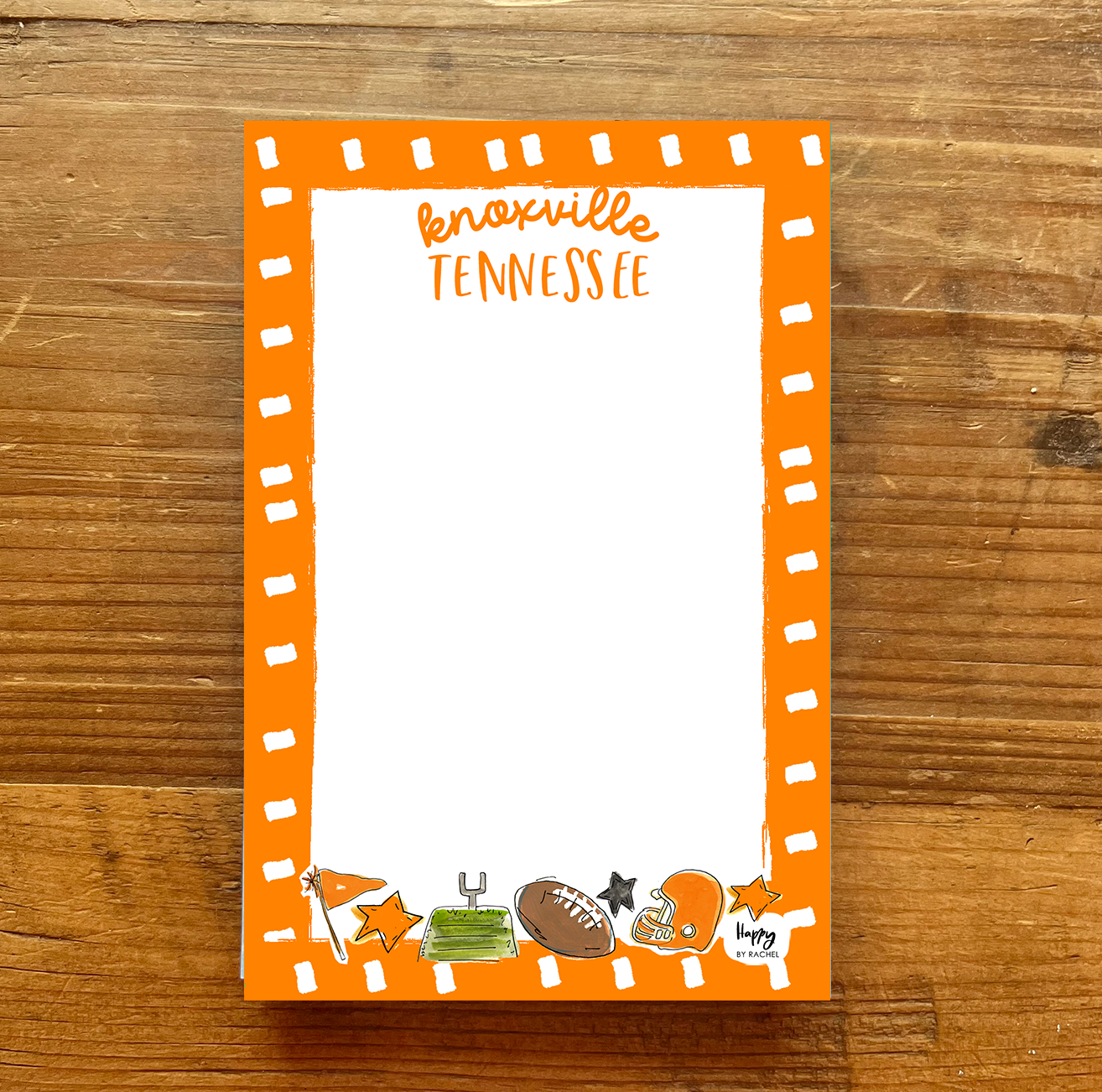 Happy by Rachel - Notepads - 4x6 Collegiate Gameday