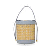 German Fuentes -  Leather  and Cane Bucket Bag - Findlay Rowe Designs