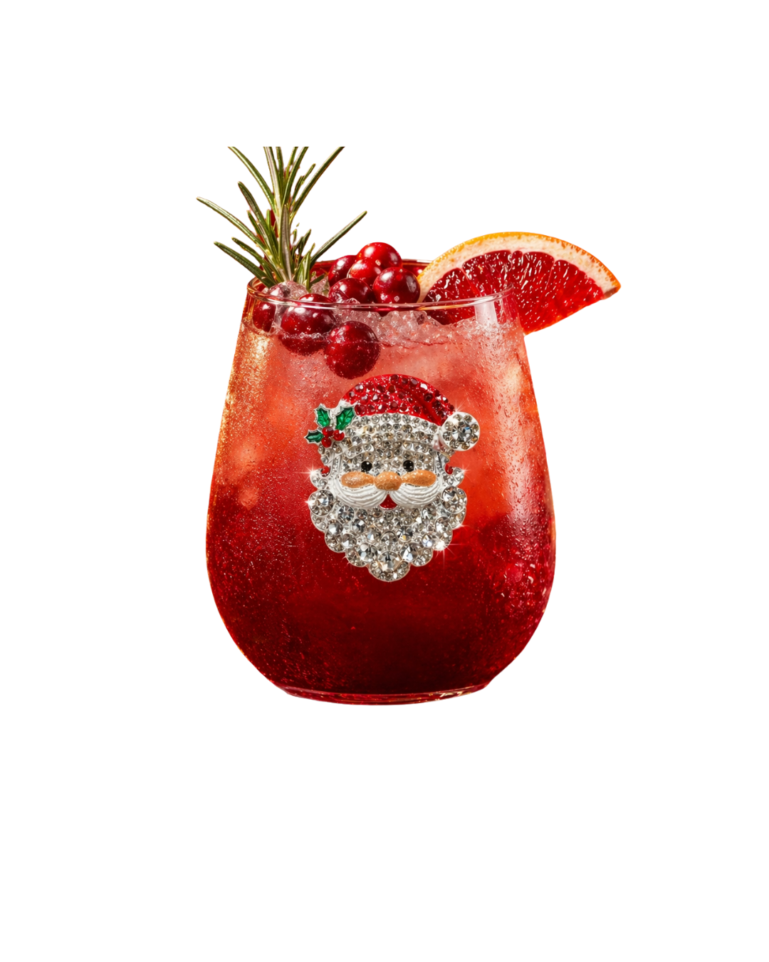 Queens Jewels - Stemless Wine - Jeweled Christmas - Findlay Rowe Designs