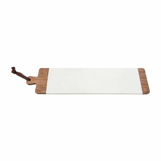 Mud Pie - Long Wood & Marble Cheese Board - Findlay Rowe Designs