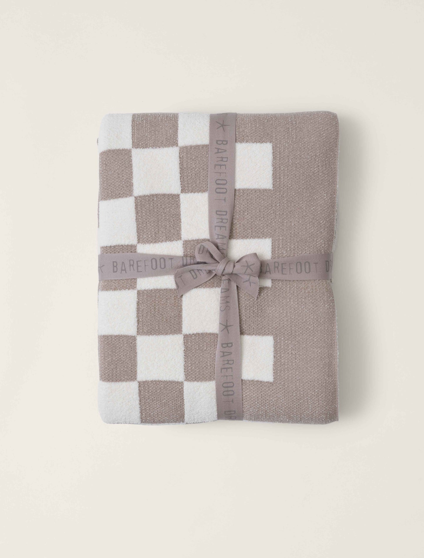 Barefoot Dreams - CozyChic Checkered Throw - Fauna Cream - Findlay Rowe Designs