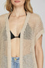 Sweater - Duster Fishnet - Cream - Findlay Rowe Designs
