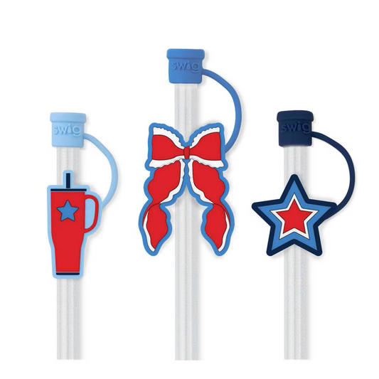 Swig - Straw Topper Set - Miss Independence - Findlay Rowe Designs