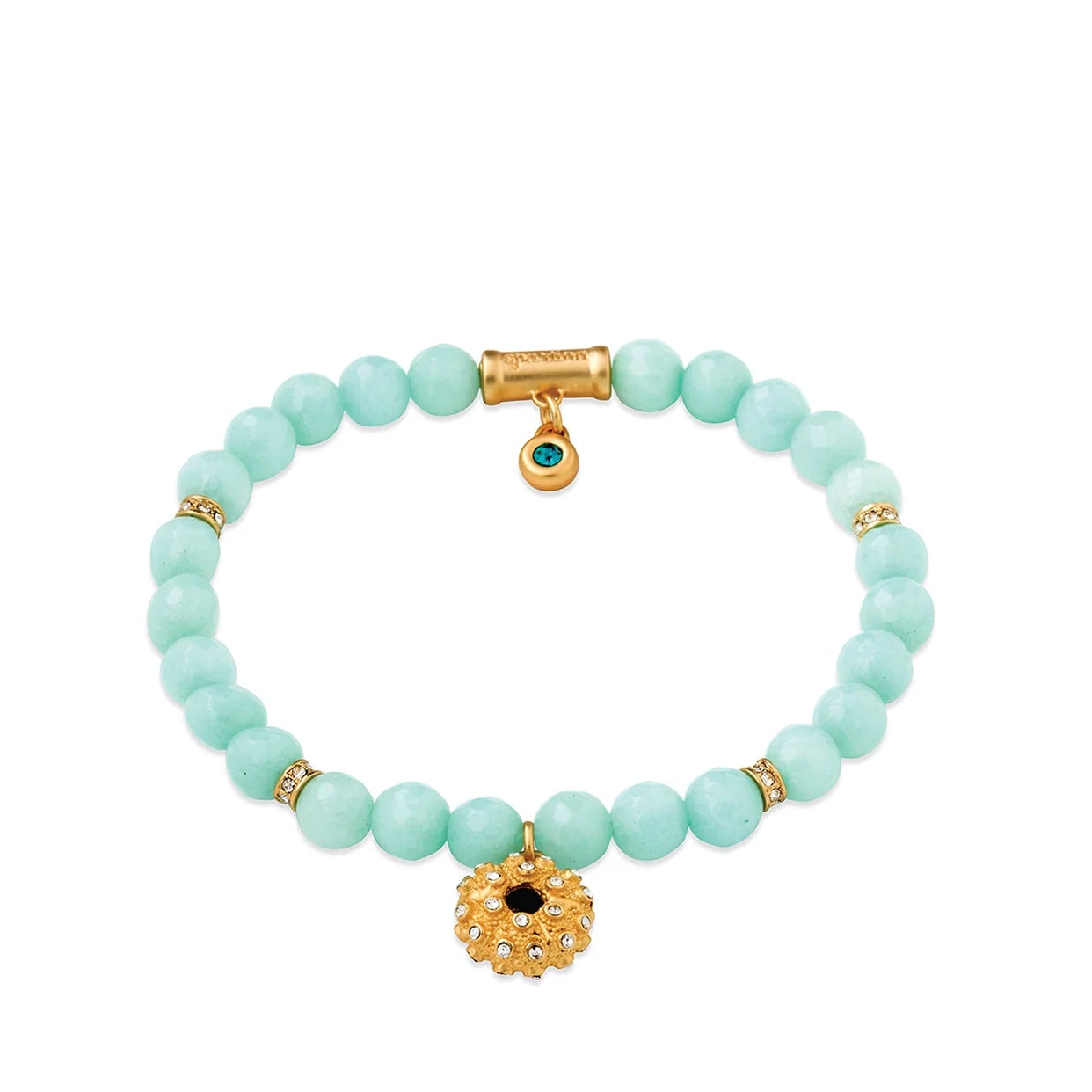 Spartina - Bracelet - 6mm Stretch - Aqua/Urchin - Findlay Rowe Designs
