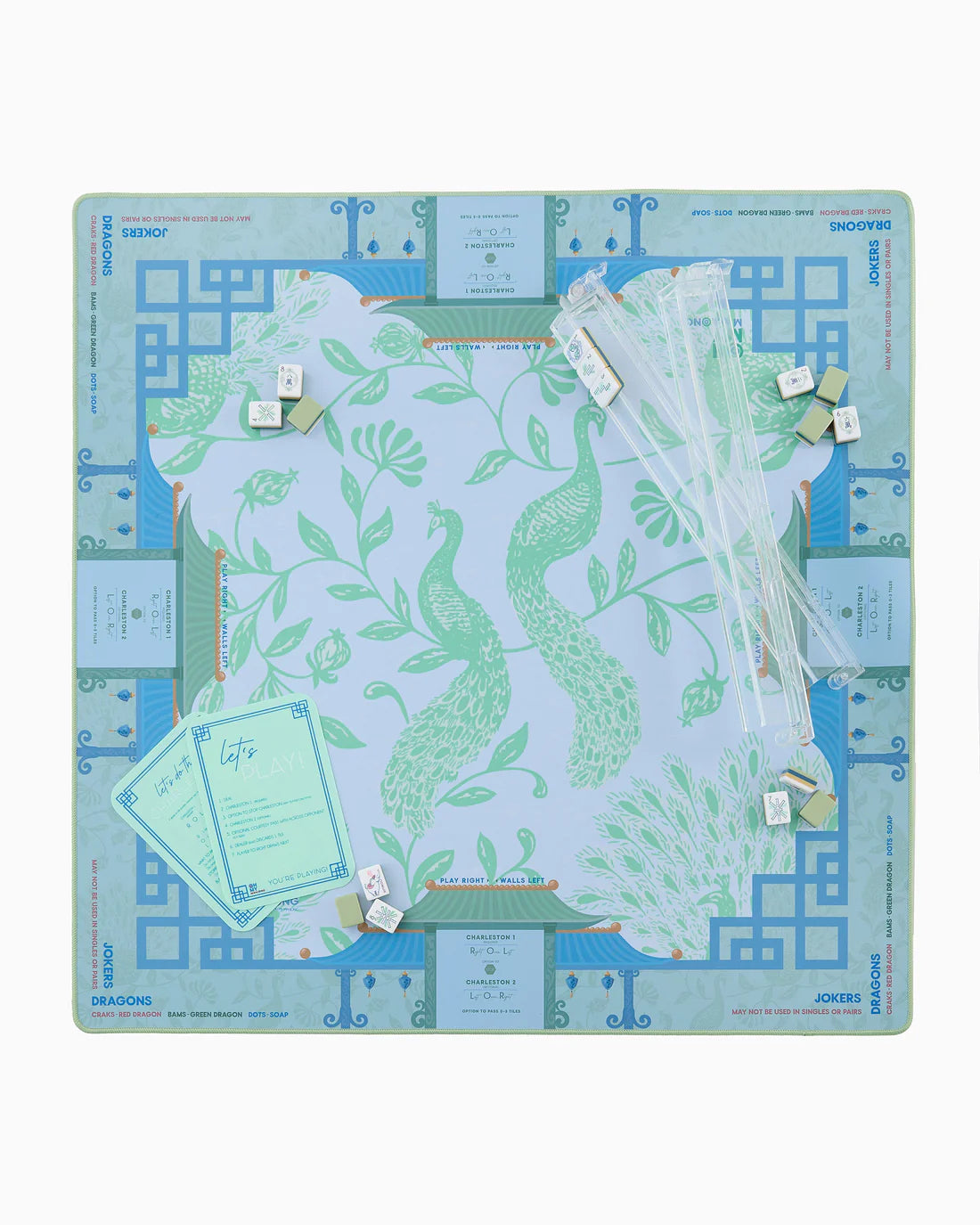 Oh My Mahjong - Mahjong Mat - Isla with Tube - Findlay Rowe Designs