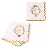 Cocktail Napkins - Sugarplum Gingham - Pink - Findlay Rowe Designs