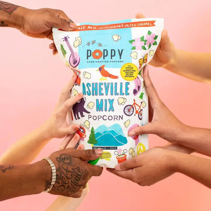 Poppy Popcorn - Asheville Mix Artist Bag - Findlay Rowe Designs
