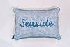 Little Birdie- ABSTRACT WAVES HOMETOWN PILLOW