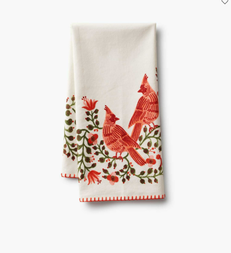 Towel - Christmas Cardinals