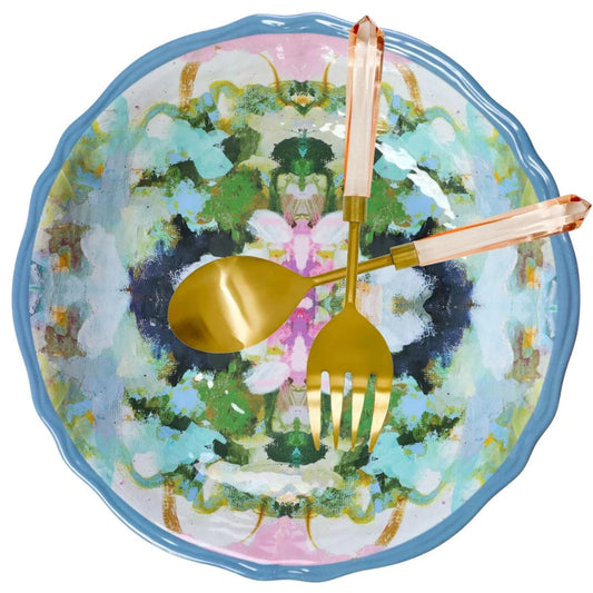 Laura Park- Melamine Serving Bowl Nantucket Bloom - Findlay Rowe Designs