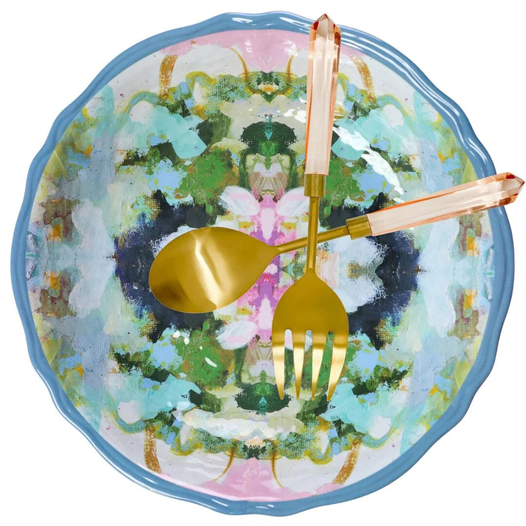 Laura Park- Melamine Serving Bowl Nantucket Bloom - Findlay Rowe Designs