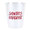 Slant - Frost Party Cups - 16oz - Santa's Favorite
