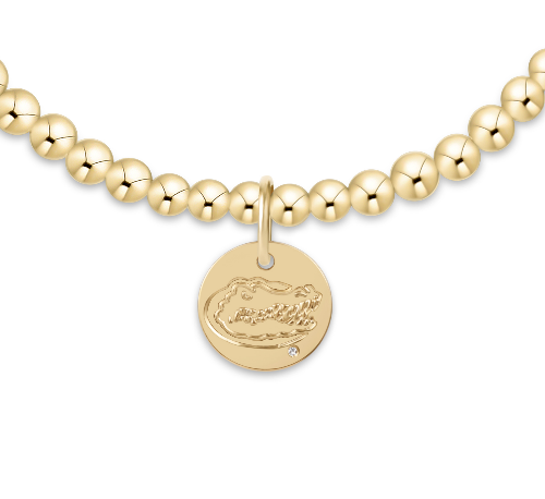 Enewton - ECollegiate Classic Gold 3mm Bracelet - Florida Disc - Findlay Rowe Designs