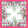 Caspari - Tablecloth - La Dolce Vita - Fuchsia & Orange