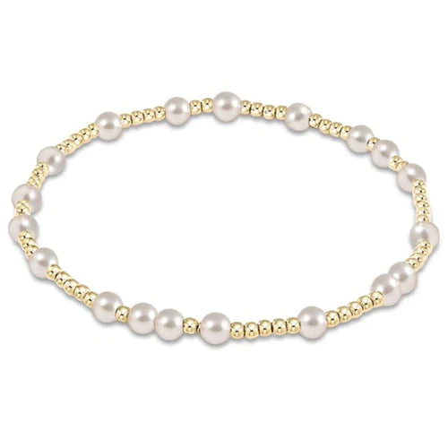 ENEWTON DESIGN- EGIRL HOPE UNWRITTEN 4MM BEAD BRAC PEARL - Findlay Rowe Designs