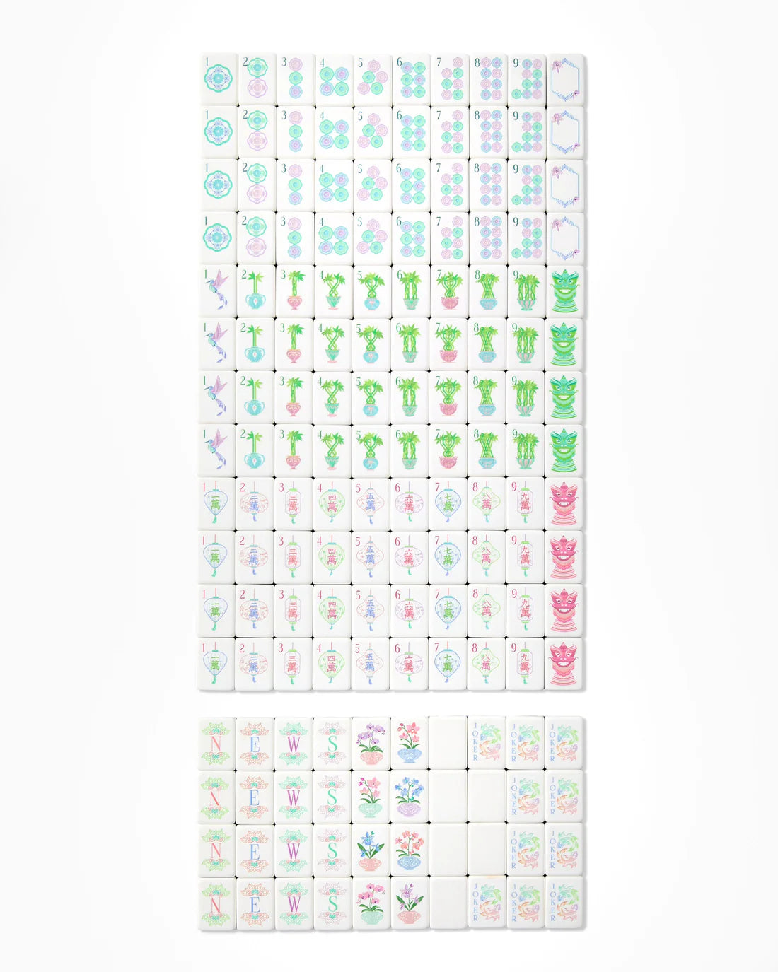 Oh My Mahjong - Moonlight Tiles - Findlay Rowe Designs