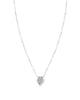Kendra Scott - Framed Silver Tess Satellite Short Pendant Necklace in Platinum Drusy - Findlay Rowe Designs