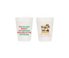 Sip Hip Hooray - Frosted Party Cup - Christmas Set of 10