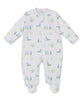 Kissy Kissy - Zip Footie - Fairway Foursome - Blue - Findlay Rowe Designs