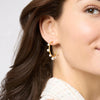 Julie Vos - Hydra Stone Hoop - Pearl - Small - Findlay Rowe Designs