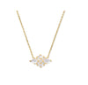 Kendra Scott - Necklace - Abbie Crystal Short Pendant - Necklace Gold Neutral Mix