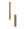 Taper Candle - Gift Box Shaped - Cream Gold Set 2