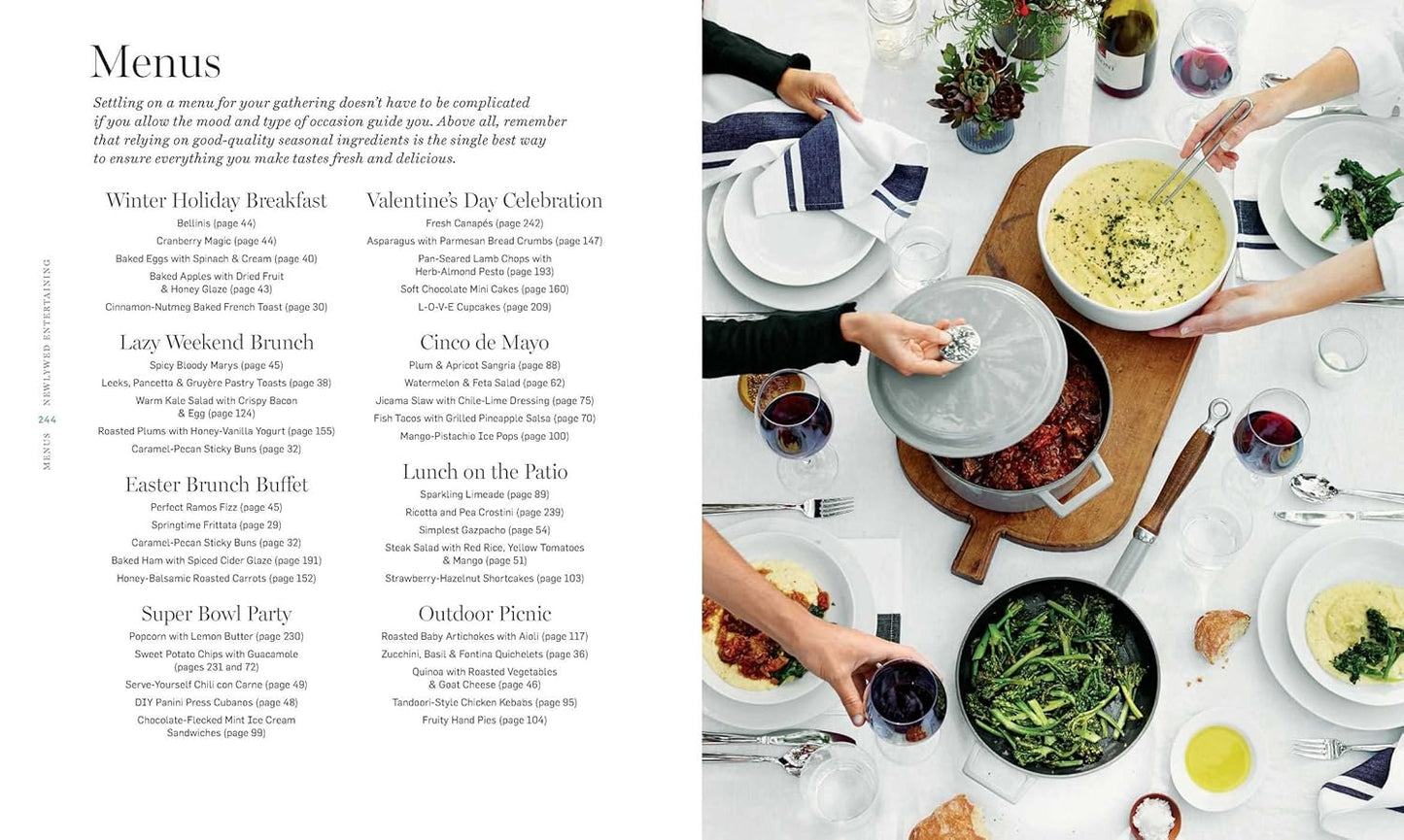 Newlywed Entertaining: Recipes for Celebrating with Friends & Family - Findlay Rowe Designs