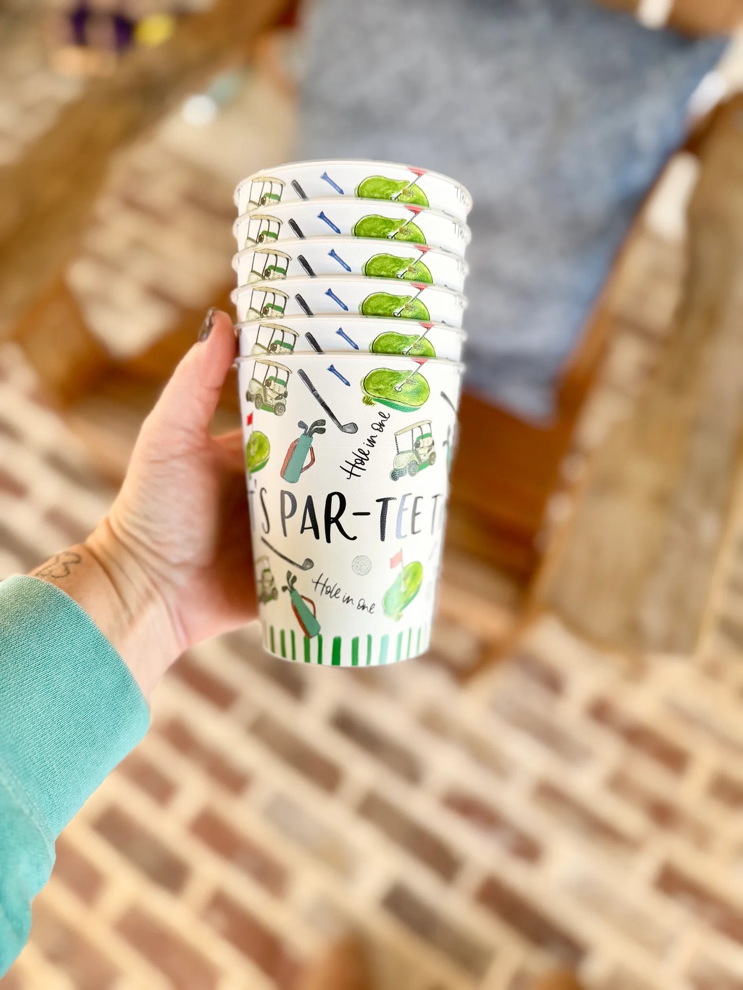 Happy by Rachel - Party Cup - Set 6 - Golf - Findlay Rowe Designs