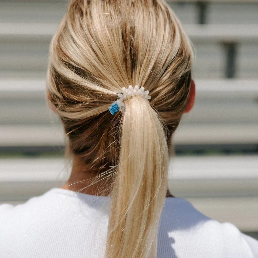Teleties - Spiral Hair Ties - Kentucky Go Big Blue! - Small - Findlay Rowe Designs