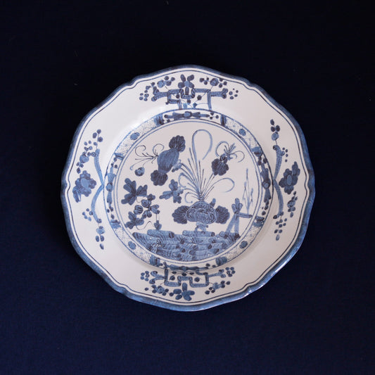 Beatriz Ball - VIDA Faenza Dinner Plate - White and Blue - Findlay Rowe Designs