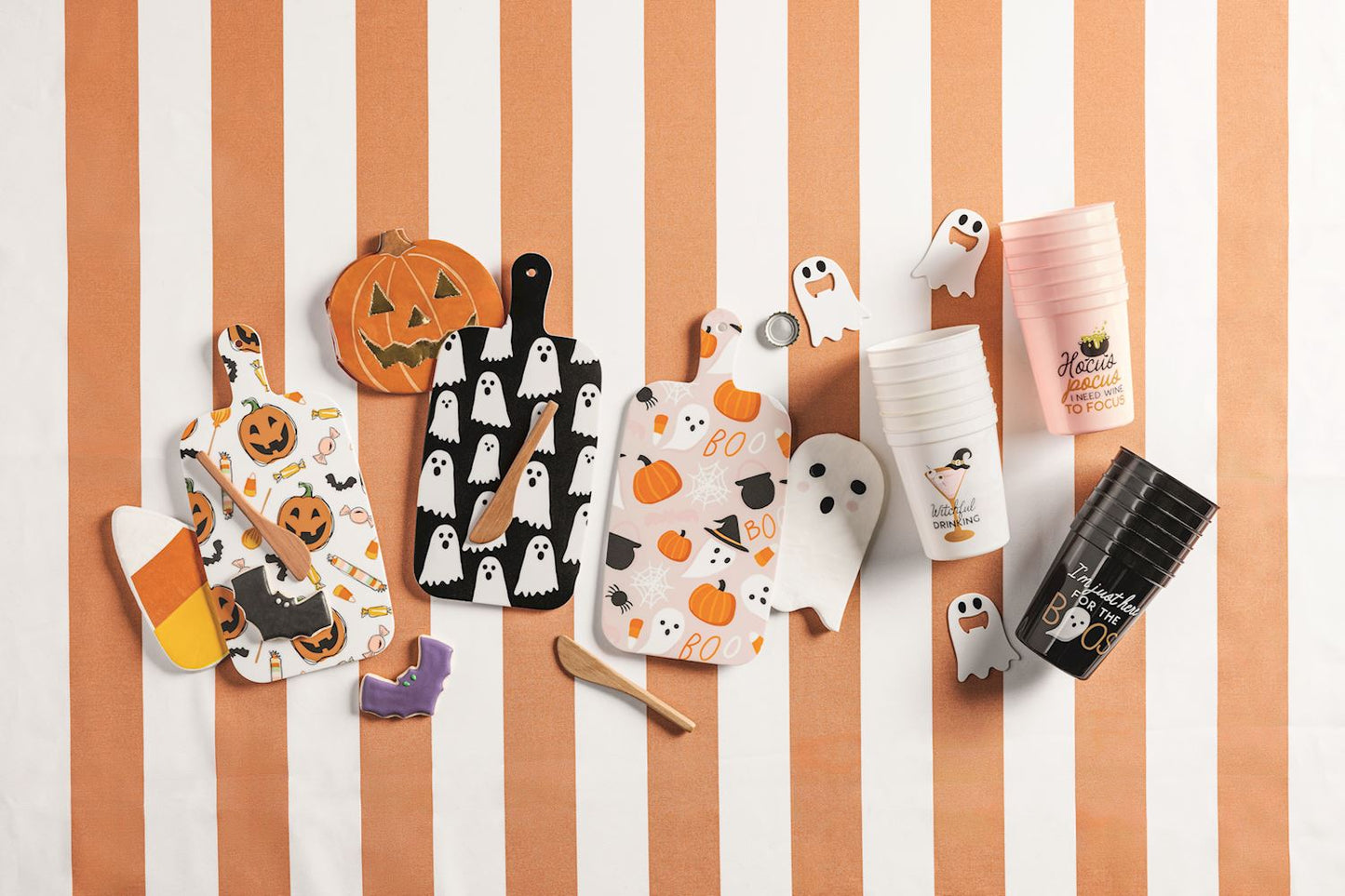 Mud Pie - Halloween Party Cup & Opener Set - Findlay Rowe Designs